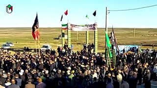 تشییع و تدفین شهید گمنام در روستای سولا